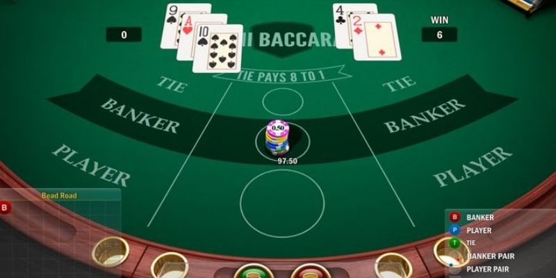 Hòa mình vào không gian bài Baccarat live sống động như thật